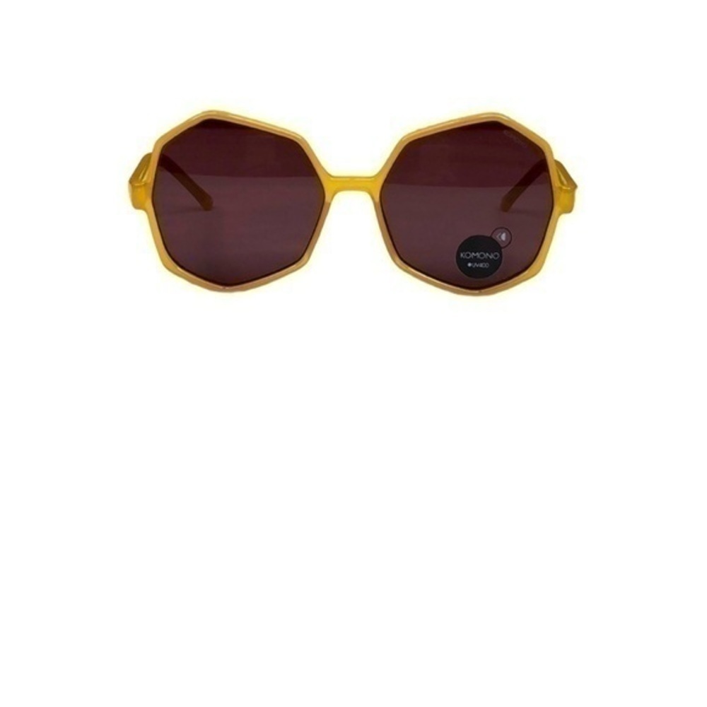 Komono Sunglasses Oversized Gold NEW Bonnie geometric - Picture 5 of 11